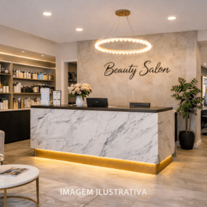 Salão de beleza e loja de Produtos